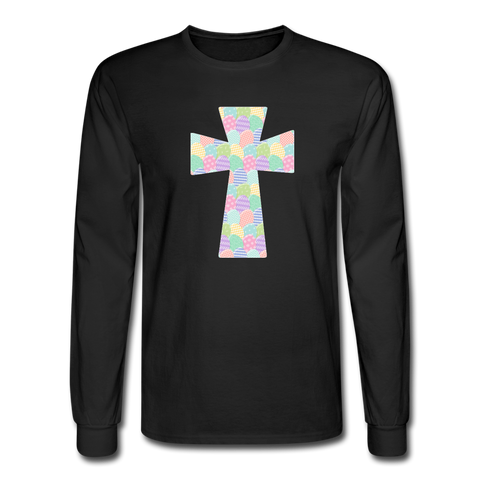 8151 4/4S EggCellent Pastels Cross PREMIUM TSHIRT - black