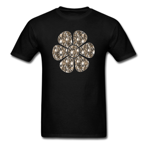 8332 1/4S Kays Serpentes Flower PREMIUM TSHIRT - black