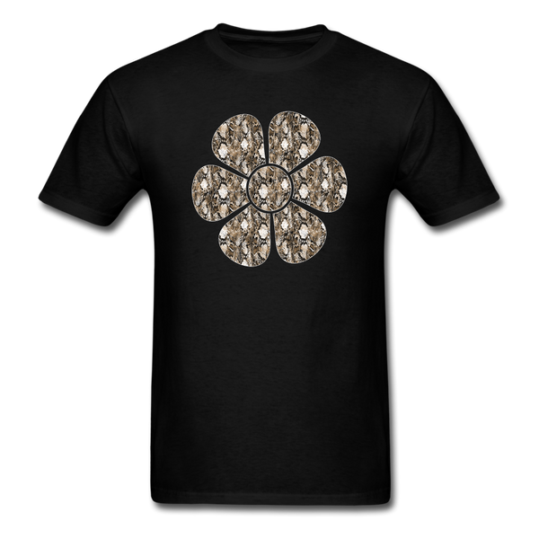 8332 1/4S Kays Serpentes Flower PREMIUM TSHIRT - black