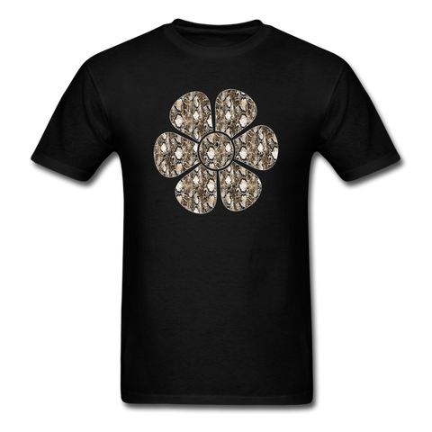 8332 1/4S Kays Serpentes Flower PREMIUM TSHIRT - black