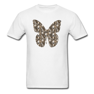 8332 1/4S Kays Serpentes Butterfly PREMIUM TSHIRT - white