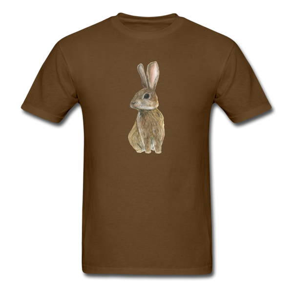 8145 1/4S The Brown Bunny Image PREMIUM TSHIRT - brown