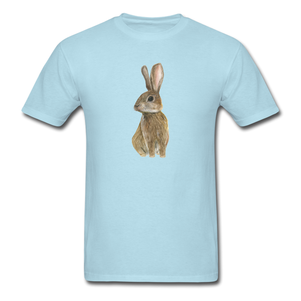 8145 1/4S The Brown Bunny Image PREMIUM TSHIRT - powder blue