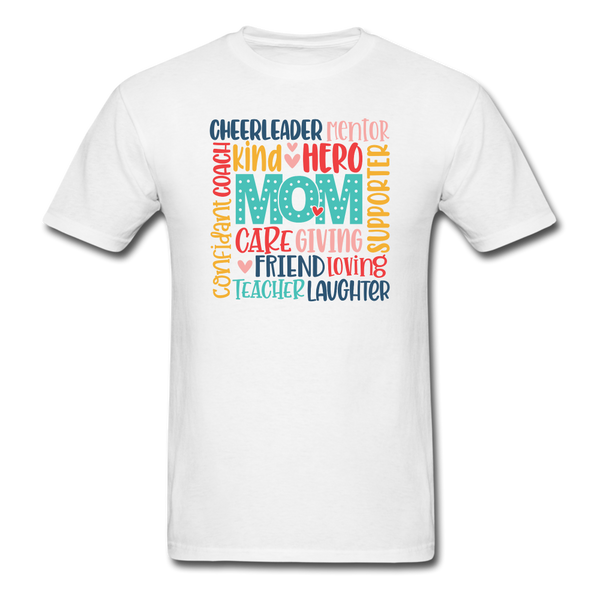 1559 1/4S Mom Subway Art PREMIUM TSHIRT - white