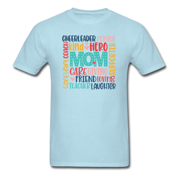 1559 1/4S Mom Subway Art PREMIUM TSHIRT - powder blue