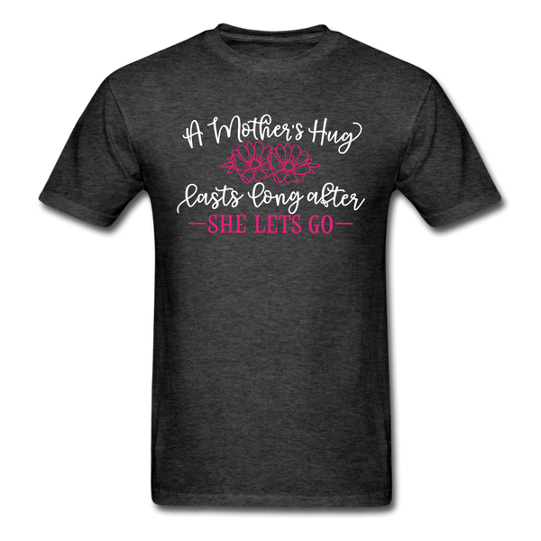 1563 1/4S A Mother's Hug White PREMIUM TSHIRT - heather black