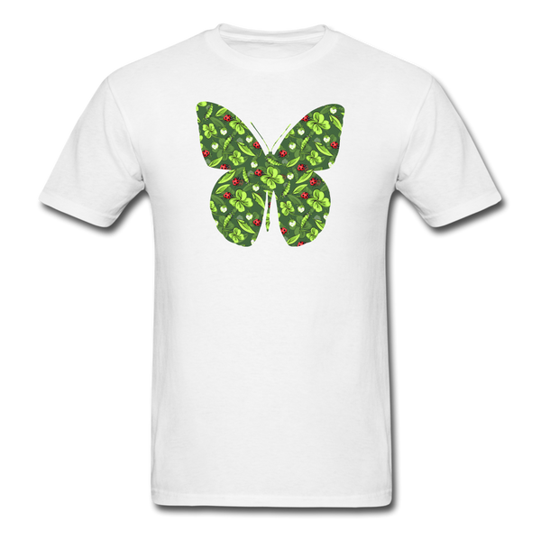 8193 1/4S Ladybug Fly Away Butterfly PREMIUM TSHIRT - white