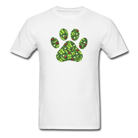 8193 1/4S Ladybug Fly Away Paw PREMIUM TSHIRT - white