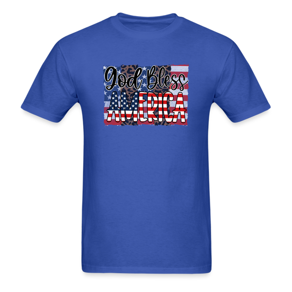 1602 1/4S God Bless America PREMIUM TSHIRT - royal blue