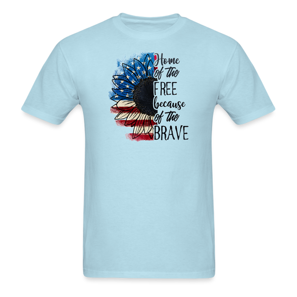 1601 1/4S 4th Of July Sunflower PREMIUM TSHIRT - powder blue