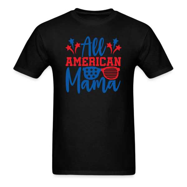 1614 1/4S All American Mama PREMIUM TSHIRT - black