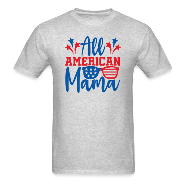 1614 1/4S All American Mama PREMIUM TSHIRT - heather gray