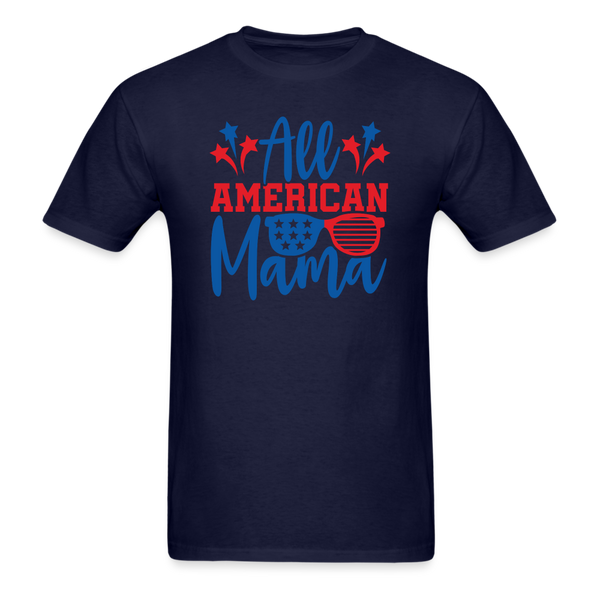 1614 1/4S All American Mama PREMIUM TSHIRT - navy