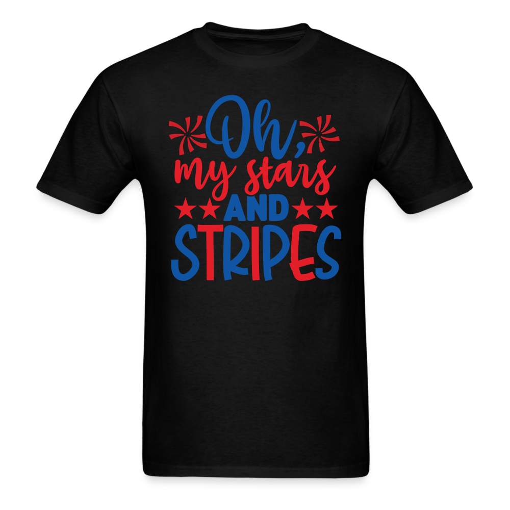 1622 1/4S Oh My Stars And Stripes PREMIUM TSHIRT - black