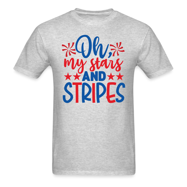 1622 1/4S Oh My Stars And Stripes PREMIUM TSHIRT - heather gray