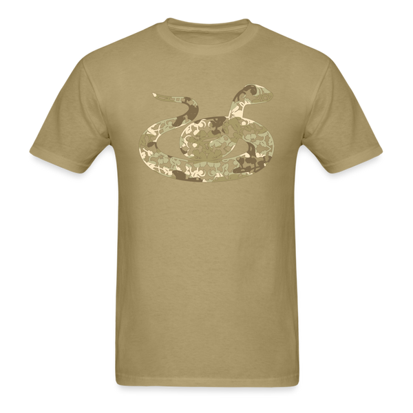 8370 1/4S Gotta Be The 100th Camo Floral Snake PREMIUM TSHIRT - khaki