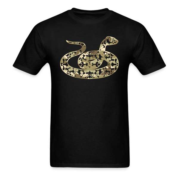 8370 1/4S Gotta Be The 100th Camo Floral Snake PREMIUM TSHIRT - black