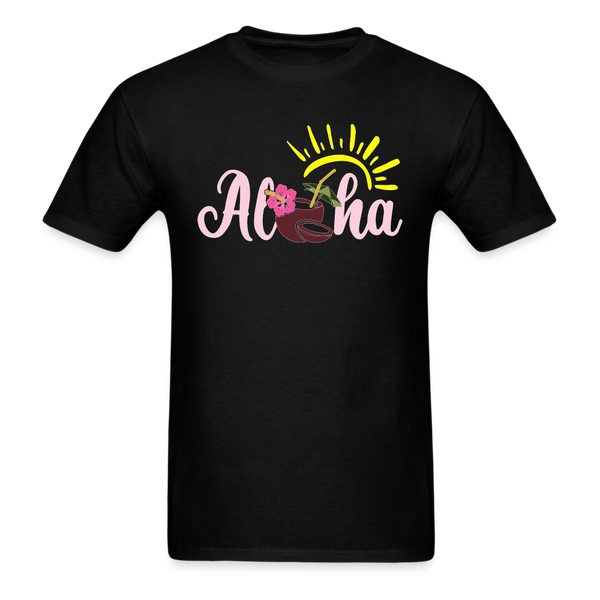 8381 1/4S Aloha Isle Aloha PREMIUM TSHIRT - black