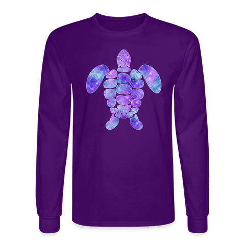 8373 4/4S Galaxy Shells Turtle 2 PREMIUM TSHIRT - purple