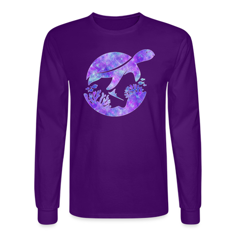 8373 4/4S Galaxy Shells Turtle 3 PREMIUM TSHIRT - purple