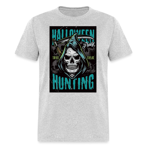 8280 1/4S R.I.P Halloween Hunting PREMIUM TSHIRT - heather gray