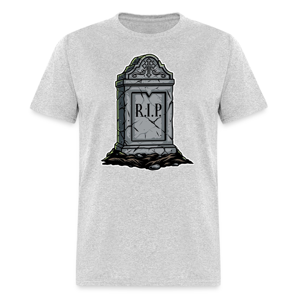 8280 1/4S R.I.P. Tombstone PREMIUM TSHIRT - heather gray