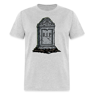 8280 1/4S R.I.P. Tombstone PREMIUM TSHIRT - heather gray