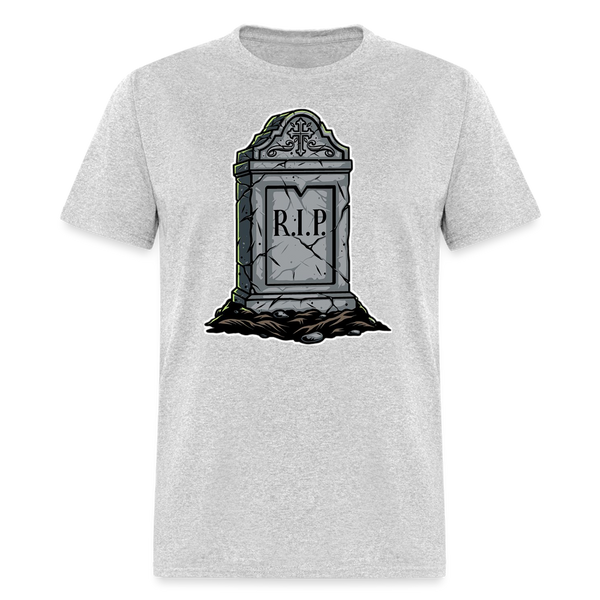 8280 1/4S R.I.P. Tombstone PREMIUM TSHIRT - heather gray