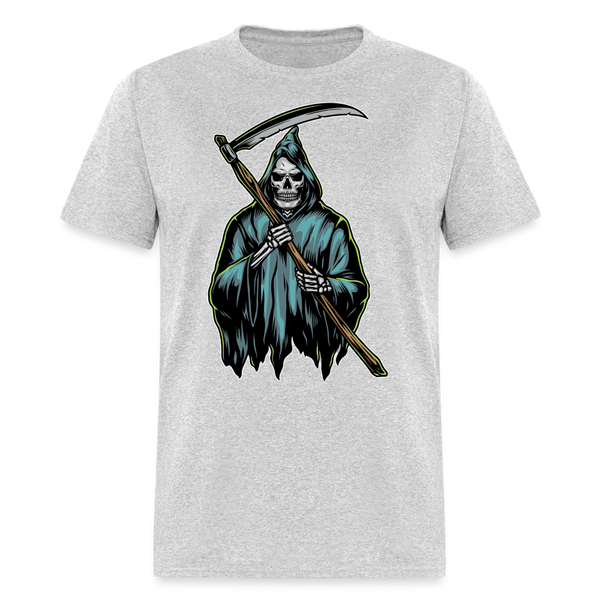 8280 1/4S R.I.P. REAPER PREMIUM TSHIRT - heather gray