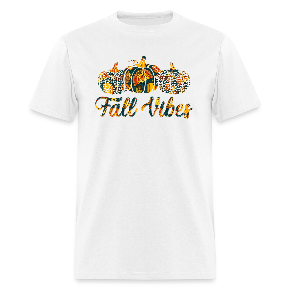 8286 1/4S Eat Drink & Be Comfy Fall Vibes PREMIUM TSHIRT - white