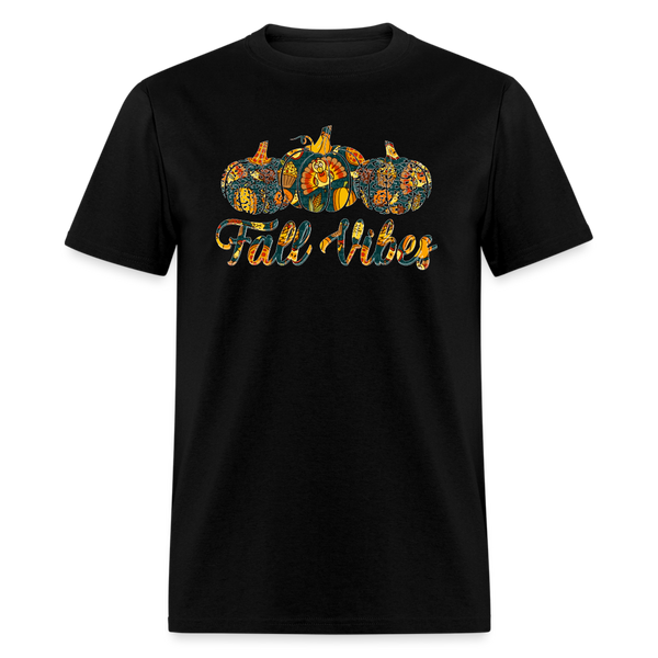 8286 1/4S Eat Drink & Be Comfy Fall Vibes PREMIUM TSHIRT - black