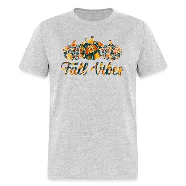 8286 1/4S Eat Drink & Be Comfy Fall Vibes PREMIUM TSHIRT - heather gray