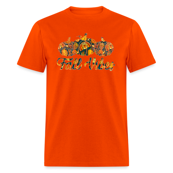 8286 1/4S Eat Drink & Be Comfy Fall Vibes PREMIUM TSHIRT - orange