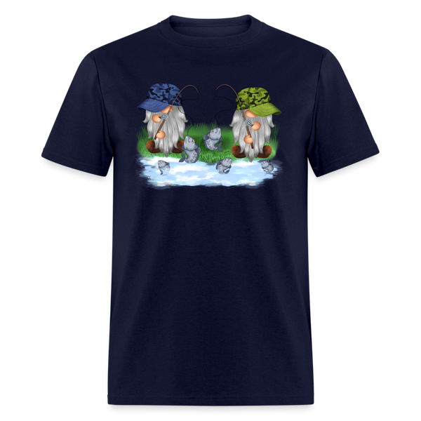 5055 1/4S Fishing With My Gnomie PREMIUM TSHIRT - navy