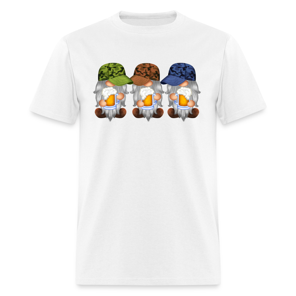 5052 1/4S Drinking With My Gnomies PREMIUM TSHIRT - white