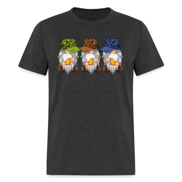 5052 1/4S Drinking With My Gnomies PREMIUM TSHIRT - heather black