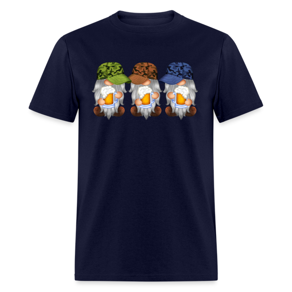 5052 1/4S Drinking With My Gnomies PREMIUM TSHIRT - navy