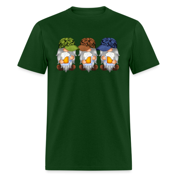 5052 1/4S Drinking With My Gnomies PREMIUM TSHIRT - forest green