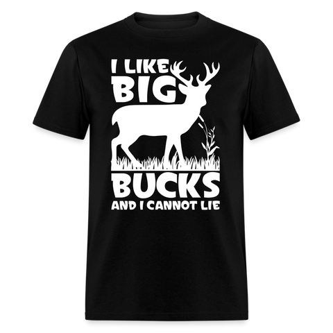 5060 1/4S I Like Big Bucks PREMIUM TSHIRT - black