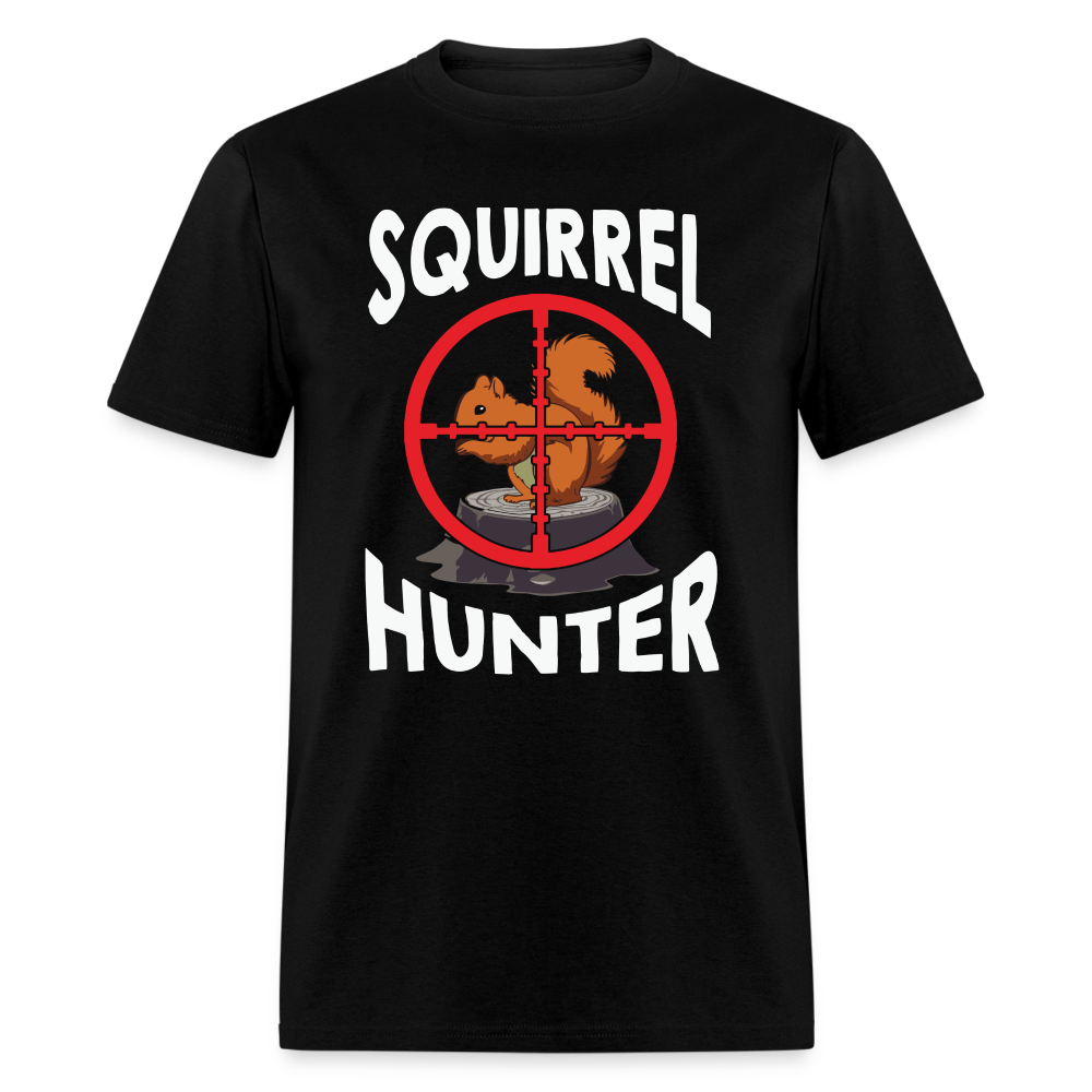 5076 1/4S Squirrel Hunter PREMIUM TSHIRT - black