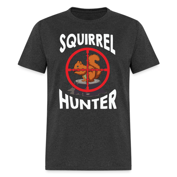 5076 1/4S Squirrel Hunter PREMIUM TSHIRT - heather black