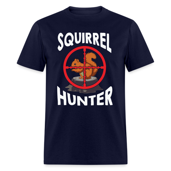 5076 1/4S Squirrel Hunter PREMIUM TSHIRT - navy