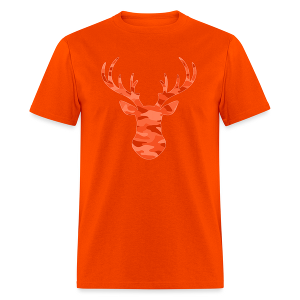 8172 1/4S Our Orange Camo Deer PREMIUM TSHIRT - orange