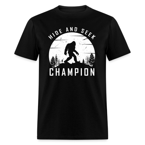 5083 1/4S Hide & Seek Champion PREMIUM TSHIRT - black