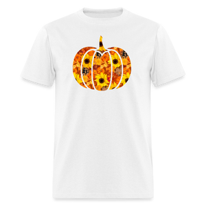 8256 1/4S DL Harvest Swag Pumpkin PREMIUM TSHIRT - white