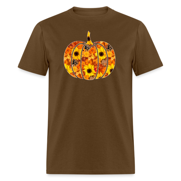 8256 1/4S DL Harvest Swag Pumpkin PREMIUM TSHIRT - brown