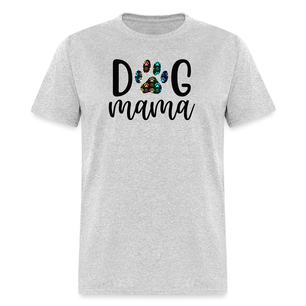 8366 1/4S Melissa's Colorful Paws Dog Mama 6 PREMIUM TSHIRT - heather gray