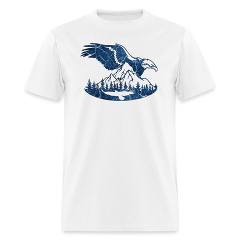 8369 1/4S Carol's DL Blue Marble Eagle Mts PREMIUM TSHIRT - white