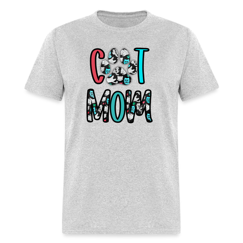 5090 1/4S Another Cat Mom PREMIUM TSHIRT - heather gray