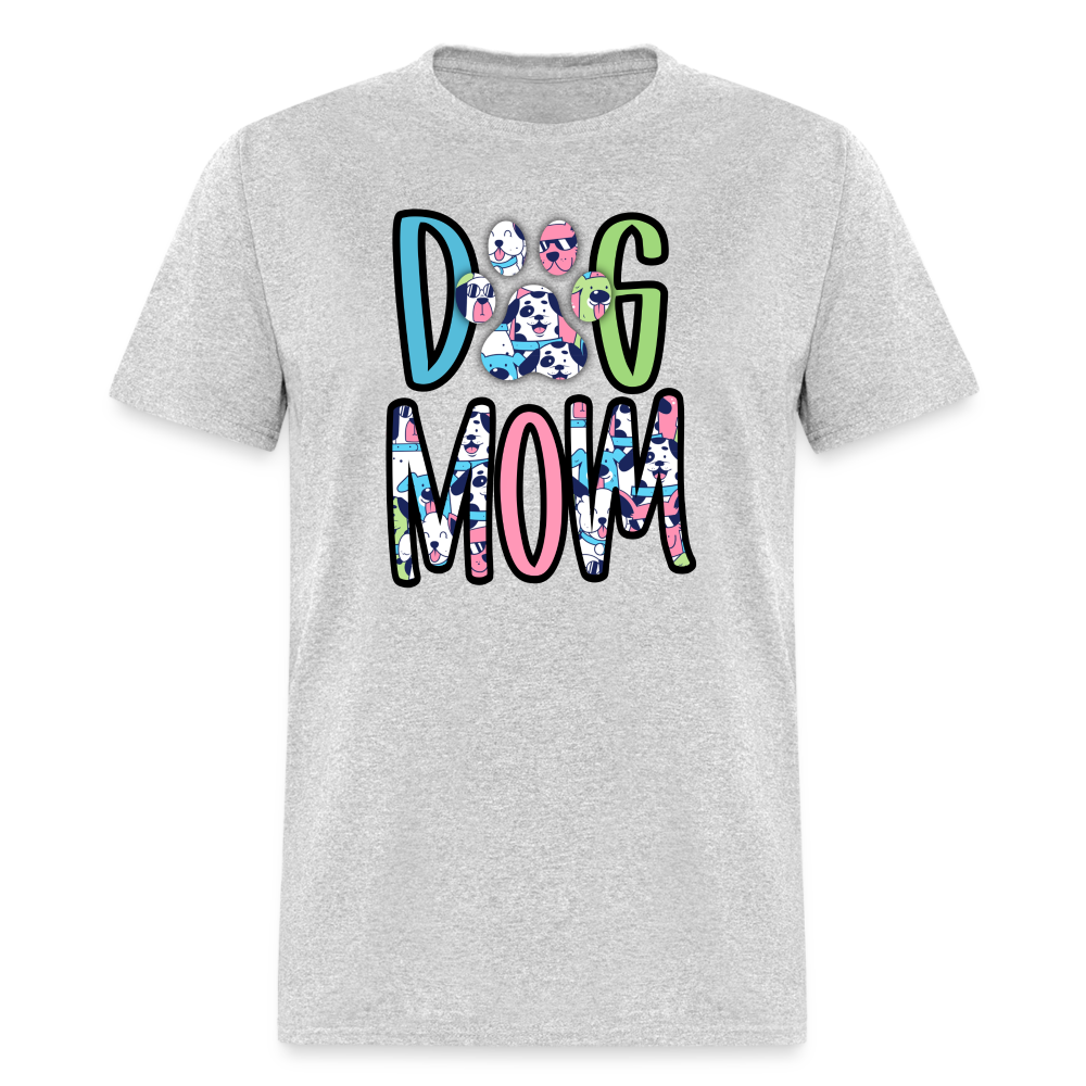 5091 1/4S Another Dog Mom PREMIUM TSHIRT - heather gray